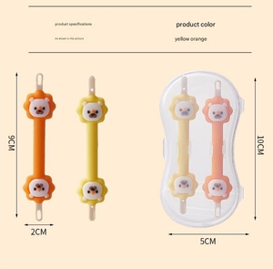 Limpiador de Nariz y Oídos para Bebés, Herramienta de Silicona Suave y Flexible para Extraer <span class=keywords><strong>Mocos</strong></span> Nasales y Cera de Oídos en Bebés - Product Image 1