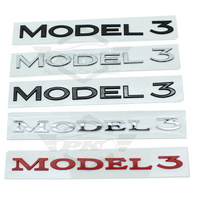 Autocollant 3D en métal pour modification, logo, emblème de coffre arrière pour Tesla MODEL 3 Y, accessoires automobiles