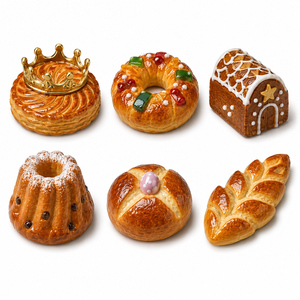 Figurines miniatures en porcelaine de qualité alimentaire personnalisées en gros, décorations pour gâteaux, objets de collection vintage, bibelots pour l'Aïd el-Fitr - Product Image 3