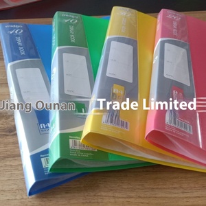 Folder sisipan buku daun longgar tebal tahan air bahan PP dokumen kantor ujian siswa kertas penyimpanan arsip Data - Product Image 3