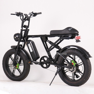 Vélo Électrique Hybride Chinois en Gros OEM ODM avec Pneus Larges 20*4.0, Moteur 500W 800W, Batterie au Lithium 48V 60V, Fat Bike - Product Image 3