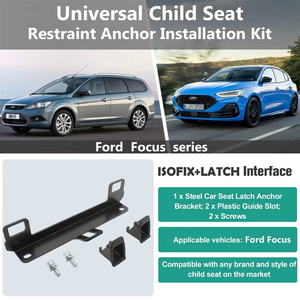 Support de fixation universel pour siège auto enfant avec interface ISOFIX, kit de montage fixe avec fente de guidage pour accessoires de siège bébé - Product Image 5