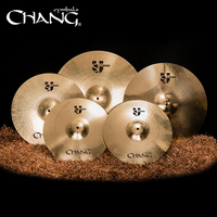 CHANG STU Professional Brass Series 5-Piece Cymbal Set 14 16 18 20