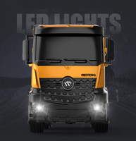 Camión Volquete Teledirigido 2.4G 630A, Vehículo de Transporte a Control Remoto, Coche de Ingeniería de Simulación de Gran Venta