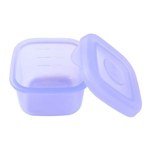 Recipientes de Silicona Reutilizables de Diseño Personalizado de 150 ml, Libres de BPA, Transparentes, Apilables, Herméticos, Cajas de Almacenamiento de Alimentos con 3 Compartimentos, Aptos para Microondas - Product Image 1