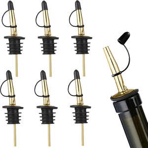Vente en gros d'usine <span class=keywords><strong>Bec</strong></span> <span class=keywords><strong>verseur</strong></span> à vin en acier inoxydable avec bouchons Bar Whisky <span class=keywords><strong>Champagne</strong></span> Distributeur de liqueur - Product Image 1