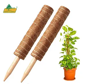 Plant Pole From Factory Good Price Plant Climbing Pole Garden Coir Totem Pole Moss Pole Indoor Or Outdoor