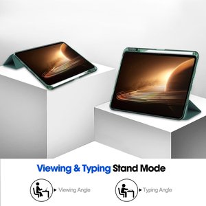 Funda ultrafina de cuero sintético PU+acrílico con tapa triple para tableta <span class=keywords><strong>Oppo</strong></span> Pad 2 de 11.6 <span class=keywords><strong>pulgadas</strong></span> 2023 con soporte para lápiz - Product Image 4