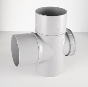 Conector de PVC fuerte y confiable en T para puerta Selfit ISI, ideal para instalaciones de tuberías residenciales, comerciales e industriales - Product Image 6