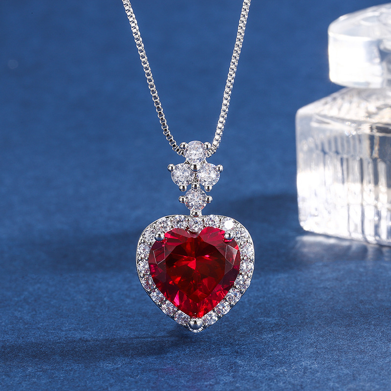 Red glass pendant