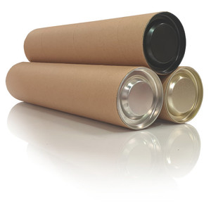 Tubo de papel Kraft personalizado para protección de carteles y obras de arte durante el envío Fabricación de estándares internacionales - Product Image 1