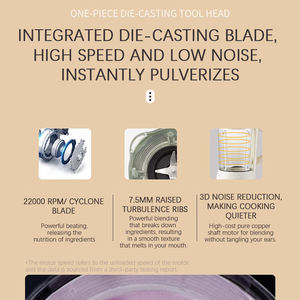 定制家用搅拌机搅拌机多功能搅拌机加热搅拌机制汤机800瓦加热450瓦搅拌 - Product Image 3