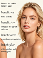 Sérum Peptidique Anti-Âge Raffermissant et Éclaircissant au Collagène et Céramide, Niacinamide pour Hydratant Visage Anti-Rides Marque Blanche