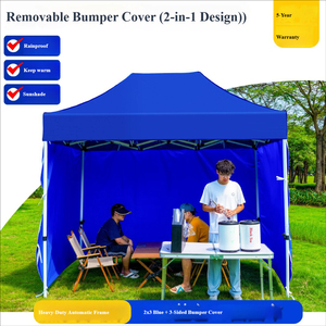 Vierhoekige regenbestendige tent, viermeter regenbestendige tent, buitenreclame-expositiestand, zonnescherm, inklapbare vouwtent - Product Image 1