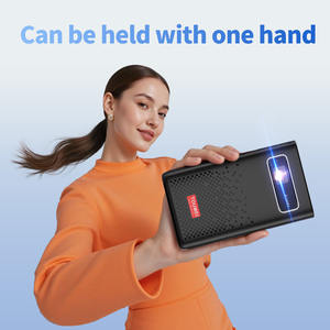 Mini <span class=keywords><strong>projecteur</strong></span> extérieur C900 avec batterie rechargeable intégrée de 8000 mAh, 4K 180 Ansi, <span class=keywords><strong>projecteur</strong></span> vidéo intelligent portable Android, 5W*2 stéréo - Product Image 2