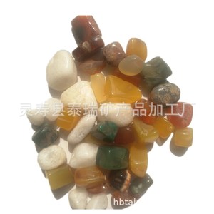 Piedras de Ágata Terry, Piedras Decorativas Naturales Pulimentadas de Colores Mixtos para Decoración de Jardín - Product Image 2