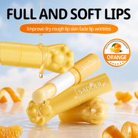 Baume à lèvres nourrissant et hydratant parfumé à la patte de chat, saveur orange/avocat/fraise, 2,8 g, emballage standard