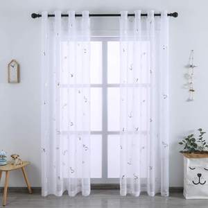 Tissu pour rideau transparent motif moderne <span class=keywords><strong>au</strong></span> <span class=keywords><strong>mètre</strong></span> pour rideaux de fenêtre en rouleaux en gros - Product Image 1