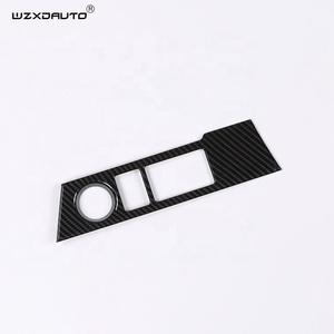 WZXDAUTO Carbon Fiber Print Interior Trims Shift GPS Cover Set Stickers Accessories <b>Used</b> Cars for Pajero Sport 2021 - Product Image 6