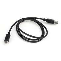 Kabel USB-C ke USB-B 3.1 3FT 10Gbps Thunderbolt 3 untuk Komputer & Printer Konduktor Tembaga Murni Terlindung