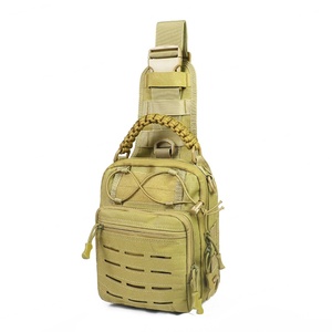 กระเป๋าสะพายข้างสำหรับตั้งแคมป์ เดินป่า กิจกรรมกลางแจ้ง กระเป๋าคาดอกแบบปรับแต่งได้ กระเป๋าสะพายไหล่ กระเป๋าสะพายข้างแบบยุทธวิธี Moore - Product Image 5