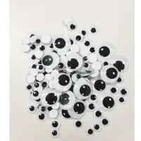 China Supplier Supply High Quality Plastic Self Adhesive Wiggle Eyes Animal Eyes Googly Plastic Eyes For Crafts