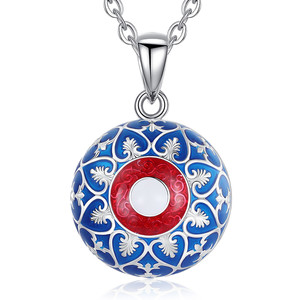 Merryshine flor que timbre de las mujeres mexicanas harmoni bola embarazo collar - Product Image 1