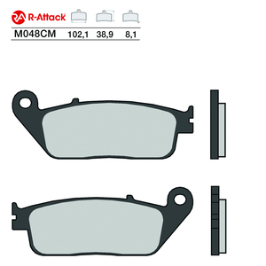 Plaquettes de frein moto R-Attack M048CM Carbone Céramique Avant Homologuées R90 - Product Image 1