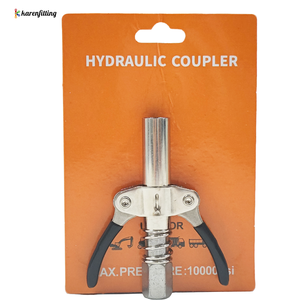 Acoplador de pistola de engrase industrial 1/8 NPT, bomba de aceite de liberación rápida para herramientas de máquina, punta de lubricante tipo jeringa para coche, garantía de 3 años - Product Image 1