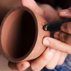 Outils <span class=keywords><strong>de</strong></span> sculpture en argile <span class=keywords><strong>à</strong></span> double extrémité LISI en acier au carbone galvanisé noir certifiés CE pour modelage, sculpture, finissage et raclage <span class=keywords><strong>de</strong></span> poterie - Product Image 4