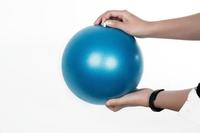 Pelota de Yoga Mini Inflable de PVC de 25 cm, Antiexplosión, Ecológica, para Entrenamiento de Core, Ejercicio en Estudio Pequeño, Fitness, Pilates