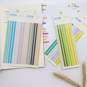 160 hojas de pegatinas fluorescentes de PET de colores, pestañas de índice transparentes, notas adhesivas, papelería para oficina y escuela, regalos para niños - Product Image 5