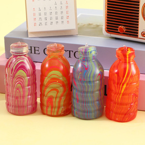 Jouet sensoriel anti-stress en forme de bouteille de soda en maltose, ultra-souple et moelleux, couleurs vives, cadeau de relaxation sensorielle - Product Image 1