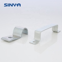 Pince à tuyaux en acier inoxydable, pour tuyaux carrés, raccords de clôture carrée, adapté aux tuyaux carrés de drainage