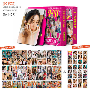 <span class=keywords><strong>GIDLE</strong></span> MIYEON SOYEON MINNIE YUQI SHUHUA Carte photo Cartes photo Kpop Papier adhésif Autocollant Fan Cadeaux 60Lomo 32Stickers Set - Product Image 5