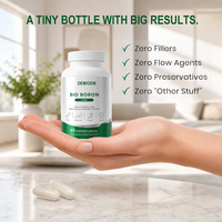 Complément de soutien articulaire au bore 5mg – Capsules certifiées GMP pour la santé immunitaire et la fonction cardiovasculaire adulte – 2 capsules par jour