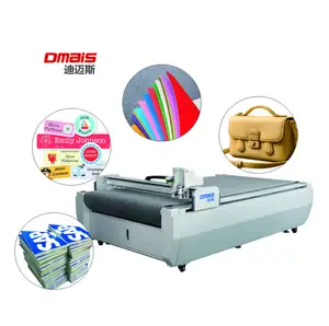 DMAIS CNC titreşim salınan balde bıçak giyim halı kumaş kumaş için deri konfeksiyon kumaş kesme makinesi