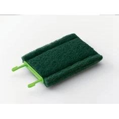3M™Scotch-Brite™Lot de 6 fibres de nettoyage à usage moyen 902 vert 76 mm x 140 mm pour cuisine - Product Image 1