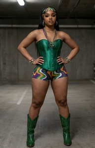 Top Corsetto Jutrisuijo per Donna, Set 2 Pezzi <span class=keywords><strong>in</strong></span> <span class=keywords><strong>Pizzo</strong></span> Push-up, Nuovo Completo Estivo con Canotta e Pantaloncini, Abbigliamento da Club e Festa - Product Image 6