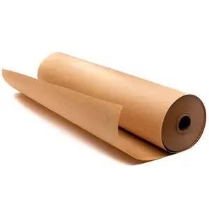 Jumbo Rolls Art Craft Cadeaupapier 120G 150G 200gr 100% Gerecycled Verpakking Papier Natuurlijke Bruin Kraftpapier