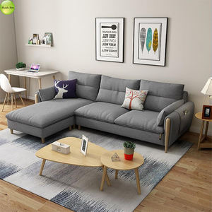 <span class=keywords><strong>Divano</strong></span> Modulare a L in Tessuto di Grande Dimensione dal Design Moderno e Semplice, Set di Divani Componibili per Soggiorno, <span class=keywords><strong>Divano</strong></span> Angolare a 3 Posti 1011 - Product Image 4