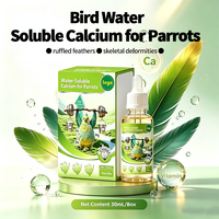 Gouttes de calcium pour oiseaux, pour le développement osseux et le soutien du système nerveux, glucuronate de calcium lactate à biodisponibilité élevée, 30 ml