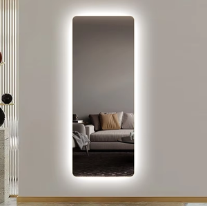 Espejo de Pared Delgado con Marco Dorado e Iluminación LED de Cuerpo Entero para Dormitorio, Vestidor, Armario, Decoración del Hogar, Venta al por Mayor - Product Image 3
