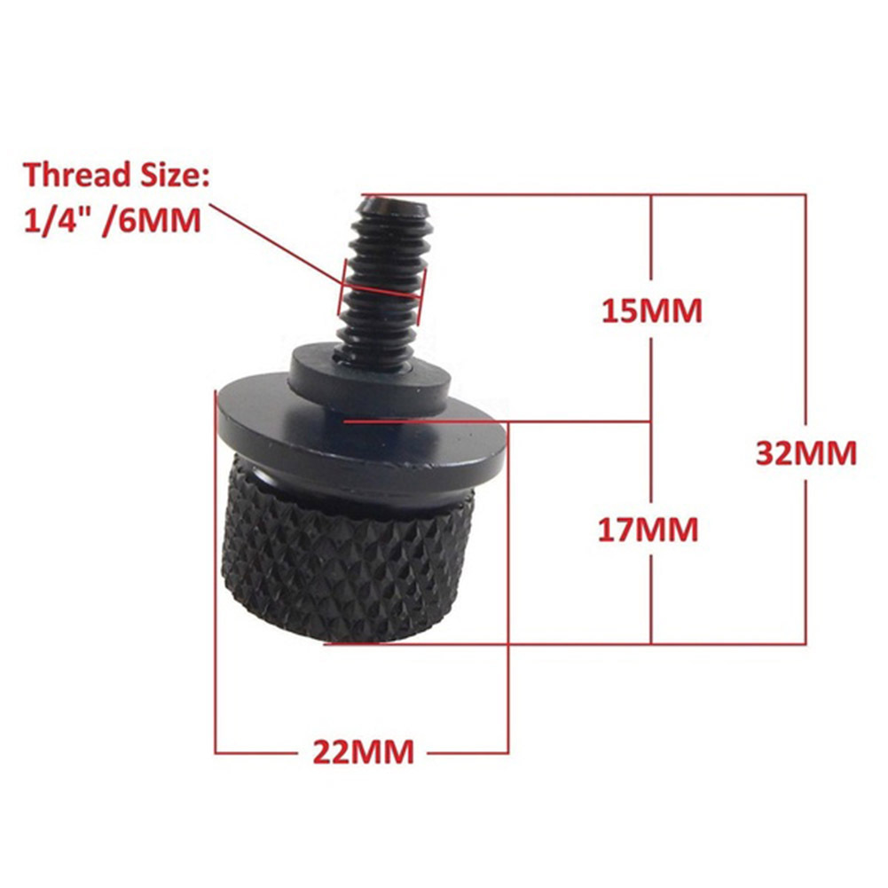 Motorcycle Rear Seat Bolt Fender Screw Nut Mount Tab Knob Cover Silver Black for Harley Touring Softail