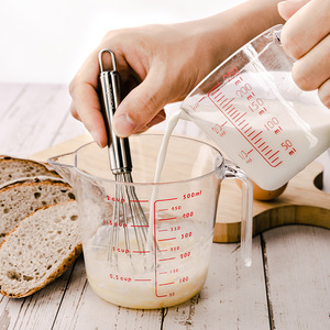 For Bake Measuring Cup 500ml Transparent <b>Plastic</b> <b>Kitchen</b> Graduated With Handle For Baking Cooking - Product Image 1