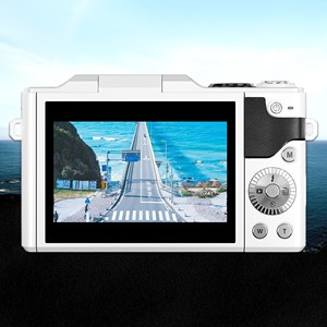 Máy ảnh kỹ thuật số màn hình cảm ứng siêu nét 3.0 inch, tích hợp micro ngoài, <span class=keywords><strong>zoom</strong></span> kỹ thuật số 18X, độ phân giải 4K, bán buôn - Product Image 2