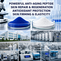 Poudre de Peptide de Cuivre Bleu AHK-CU Ghk-cu pour la Croissance des Cheveux