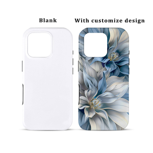 Funda Protectora para Teléfono Celular Resistente con Recubrimiento 2 en 1 de TPU y PC, Personalizable con Prensa de Calor al Vacío, Sublimación 3D, para <span class=keywords><strong>iPhone</strong></span> 16 Pro 15 - Product Image 3