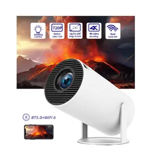 New Original Manufacturer HY300 Pro Higher Brightness Small Body Large Power Full Hd 4K Mini Android Projector