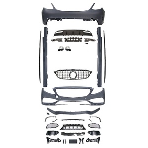 Kit carrosserie de haute qualité C63 pour <span class=keywords><strong>Mercedes</strong></span> <span class=keywords><strong>Benz</strong></span> W205 modifié en style C63 <span class=keywords><strong>AMG</strong></span> 2019 avec pare-chocs et calandre - Product Image 2